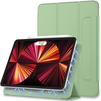 Tri-fold Stand Auto Wake & Sleep PU læder magnetisk tablettaske Shell til iPad Pro  (2021)