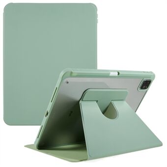 Til iPad Pro 12,9-tommer (2018) / (2020) / (2021) / (2022) Anti-Drop Tablet Case med Rotary Kickstand PU Læder + TPU + Akryl beskyttelsescover
