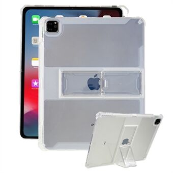 Til iPad Pro 12.9 (2018) / (2020) / (2021) / (2022) Tablet Case Kickstand Crystal TPU Tablet Back Protector