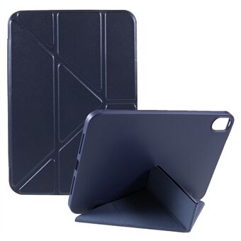 Folio- Stand Deformerbar silikone + PU-læder Smart tablet-cover med automatisk vækning/søvn til iPad mini (2021)