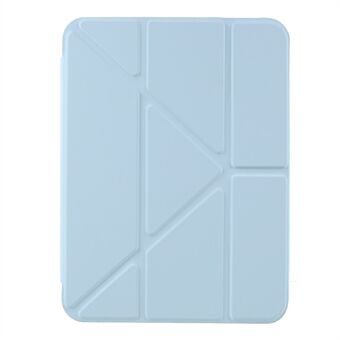 Kvalitets tablettaske Auto Wake/Sleep Origami Stand Akryl + PU læder tabletcover Shell til iPad mini (2021)