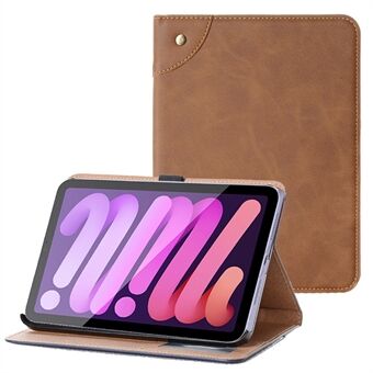 Retro Style Smart Sleep/Wake Up Tablet Læder Cover med Stand til iPad mini (2021)