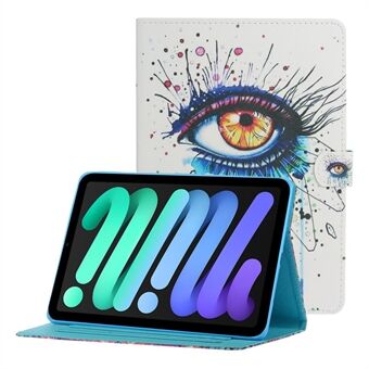Magnetisk lås Stilfuldt mønsterudskrivning Stødsikker kortholder design Stand til iPad mini (2021)