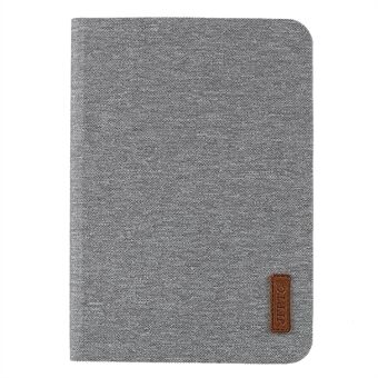 JFPTC Cloth Texture Autoabsorberet PU Læder Tablet Beskyttelsesetui Shell til iPad mini (2021)