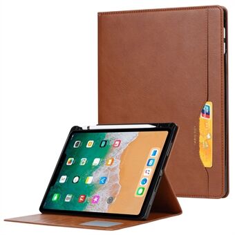 Stand Wallet Design Læder Tablet Cover med kuglepen til iPad mini (2021)