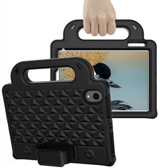 Rhombus Design Anti-Drop skridsikkert støtteben Design EVA beskyttende tabletcover med skulderstrop til iPad mini (2021)