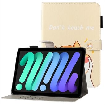 Stilfuldt mønstertrykt pungdesign med magnetisk lukning Anti-drop tablet-etui Cover til iPad mini (2021)