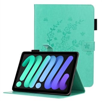 Plum Blossom Imprinting Stand Wallet PU-læder tabletcover til iPad mini (2021)