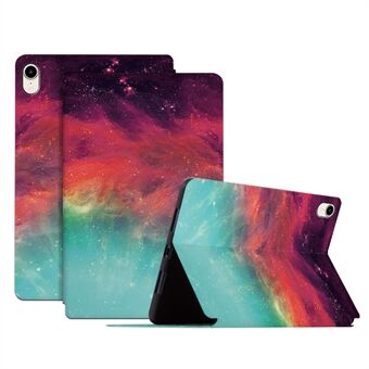 For Apple iPad mini (2021) Well-protected Stylish Starry Sky Pattern Printing PU Leather + TPU Stand Tablet Cover Case