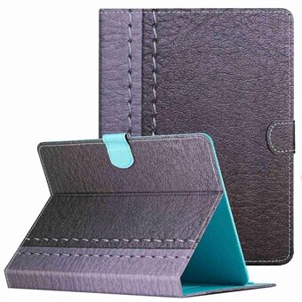 To-farvet splejsning Universal beskyttelsesetui til 8-tommer tablet, syning PU læder Stand kortholder cover