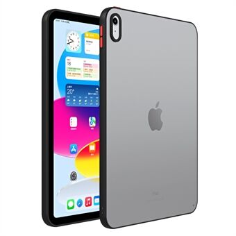 Til iPad mini (2021) Matt tablettaske Kontrastfarve Gennemskinnelig PC+TPU-cover