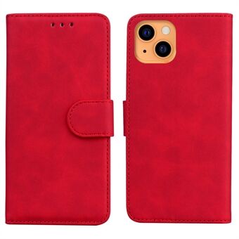 Pure Color Drop-resistent Læder Mobiltelefon Cover Case til iPhone 13 