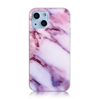 Marble Texture Frosted IMD Series Anti-Scratch Slim TPU Bagcover til iPhone 13 