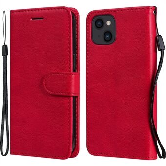 Velbeskyttet PU læder pung kortpladser Design telefonskal med rem til iPhone 13 