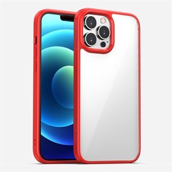 IPAKY Drop-proof PC + TPU Hybrid Case Telefon Beskyttende Cover Shell til iPhone 13 - Rød