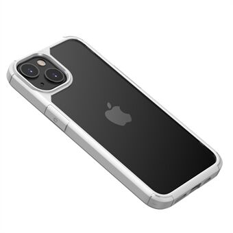 Slim Anti-Scratch Gennemsigtig Hard Case til iPhone 13 - Hvid