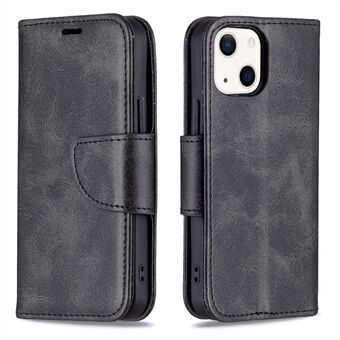 Slidbestandigt PU-læder Smartphone Wallet Stand Case til iPhone 13 
