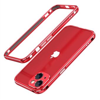 Kontrastfarve beskyttende bumper metalramme telefoncover til iPhone 13 