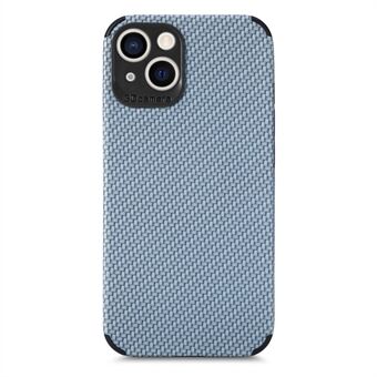 Carbon Fiber Texture Præcis udskæring læderbelagt beskyttende telefontaske Shell til iPhone 13 