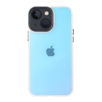 Farvesplejsning Lys Variabel Akryl Bagpanel + TPU-ramme 3M Drop-resistent telefoncover Beskyttende skal til iPhone 13 