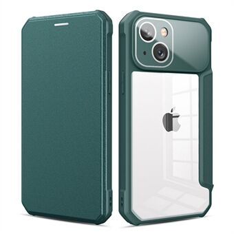For iPhone 13  Business Style Magnetic Auto-closing Full Protection Leather Phone Stand Case with Card Slot