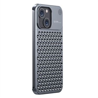 Til iPhone 13 Borderless aluminiumslegering telefon cover rammeløs varmeafledning telefon beskyttende cover