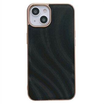 Til iPhone 13  nano galvanisering Mælkevejsmønster trykt bagcover Lædercoatet TPU telefoncover