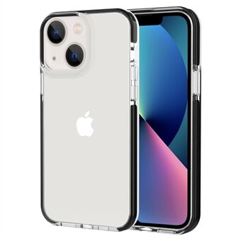 Tofarvet smartphone-cover til iPhone 13 , anti-ridse gennemsigtig blød TPU mobiltelefon cover Shell