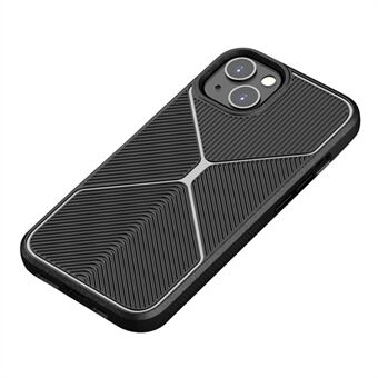 VISEAON Til iPhone 13  Faldsikker Airbag Design TPU beskyttelsescover, X Design Anti-slip Strips Mat telefoncover