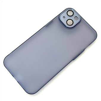 Til iPhone 13 6,1 tommer ultratyndt PC-bagcover Aluminiumslegering Kameralinsebeskyttelse Gummibelagt telefoncover