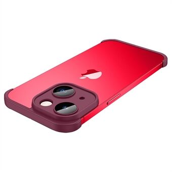 TPU Phone Edge Case til iPhone 13 6.1 tommer, uden bagplade Hjørneforhøjet bezel Phone Bumper Cover