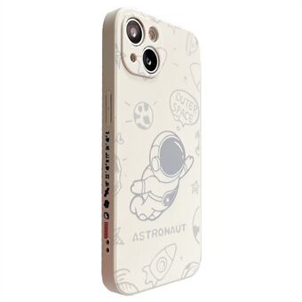 Telefoncover Space Astronaut Pattern til iPhone 13 6,1 tommer præcist udskæring telefonskalscover
