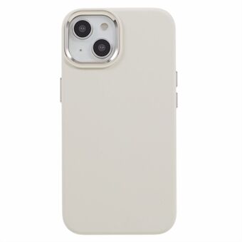 Til iPhone 13 6,1 tommer aluminiumslegering kameraramme flydende silikone+pc telefontaske Anti-fald beskyttelsescover