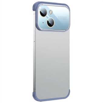 No-Back Slim Phone Case til iPhone 13 6,1 tommer TPU + Akryl Lens Guard Bumper Case
