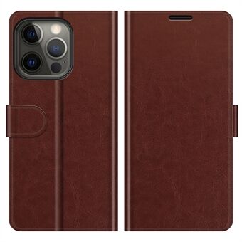 Folio Flip Crazy Horse Texture PU Læder Pung Cover Stand Case Shell til iPhone 13 Pro 