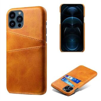 KSQ Læder Hardcover til iPhone 13 Pro m/kortholdere - Orange