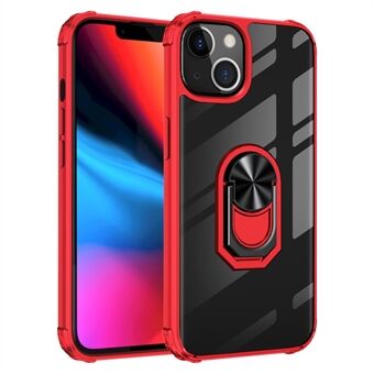 Ring Kickstand PC + TPU Hybrid Cover til iPhone 13 Pro - Rød