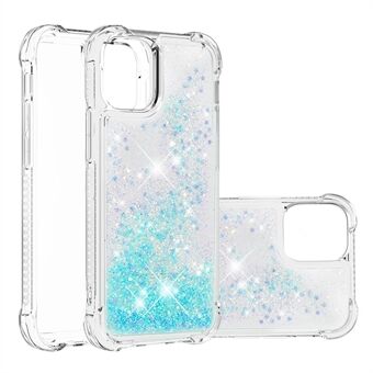 Glitter Bling Liquid Sparkle Fashion Flowing Quicksand TPU-cover til iPhone 13 Pro 