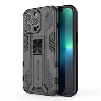 Armor-Level Protection Kickstand Hybrid Hard PC Soft TPU Shockproof Protective Case for iPhone 13 Pro 