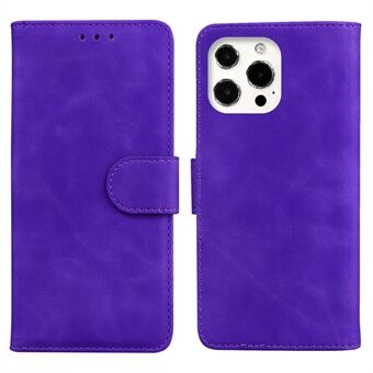 Pure Color Drop-proof læder telefoncover til iPhone 13 Pro 