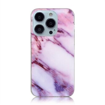 Marble Smooth IMD Design Series Fleksibelt Slim TPU Cover Cover til iPhone 13 Pro 