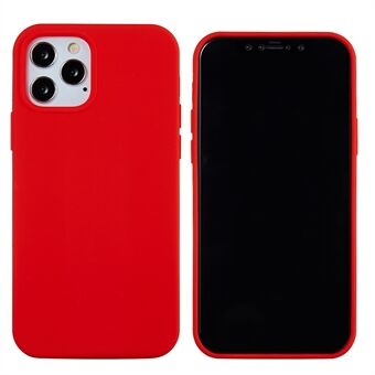 Anti- Scratch flydende silikone blødt telefoncover Shell til iPhone 13 Pro - Rød