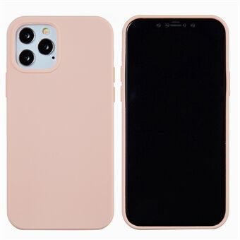 Anti- Scratch flydende silikone blødt telefoncover Shell til iPhone 13 Pro - Pink
