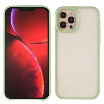 Anti-Drop Clear Acryl Back+ TPU Edge Slim Protective Phone Case til Apple iPhone 13 Pro - Lyse Grøn
