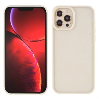 Anti-Drop Clear Acryl Back+ TPU Edge Slim Protective Phone Case til Apple iPhone 13 Pro - Abrikos