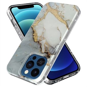 GW18 IMD Glitrende Power Marble Pattern Fulddækkende Mobiltelefoncover til iPhone 13 Pro 
