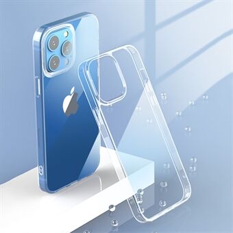 MOCOLO K06 Transparent Anti-Fall Blød TPU + Hærdet glas Hybrid Shell Cover til iPhone 13 Pro 6.1 tommer