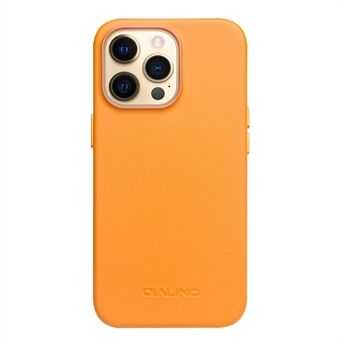 QIALINO Til MagSafe Opladning Magnetisk Absorption Kohud Læder Belagt PC Telefon Case Cover til iPhone 13 Pro 
