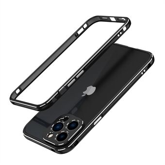 Kontrastfarve 360 graders beskyttende kofanger skruet metalramme telefoncover til iPhone 13 Pro 