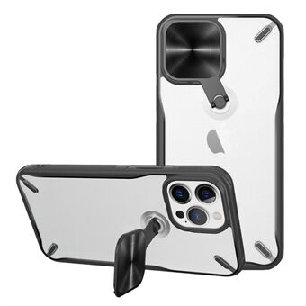 NILLKIN CamShield Series Kameralinsebeskytter Kickstand PC + TPU Hybrid Phone Shell Case til iPhone 13 Pro 